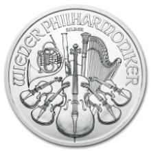 1oz Austrian Philharmonic Silver Coin Reverse