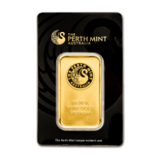 Picture of 50g Perth Mint Gold Minted Bar
