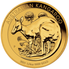 Picture of 1/4 oz Australian Kangaroo Gold Coin
