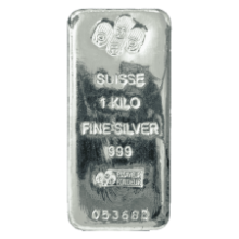 Picture of 1kg PAMP Silver Cast Bar