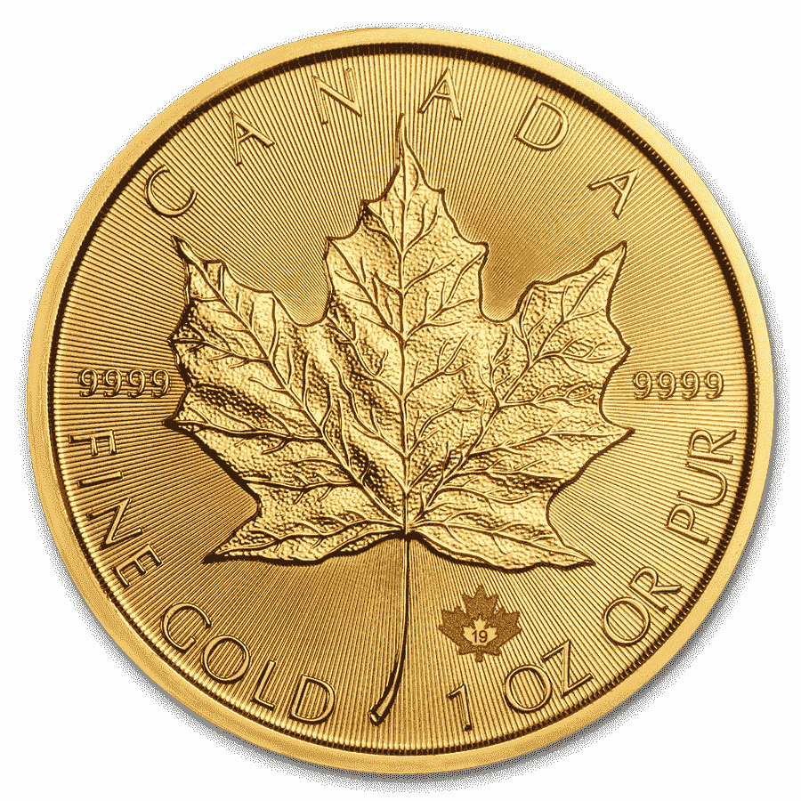 Picture of 1oz Canadian Maple Gold Coin