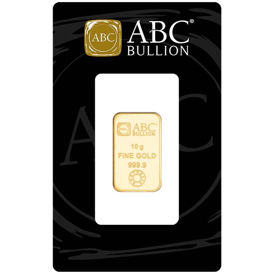 Picture of 10g ABC Gold Minted Bar