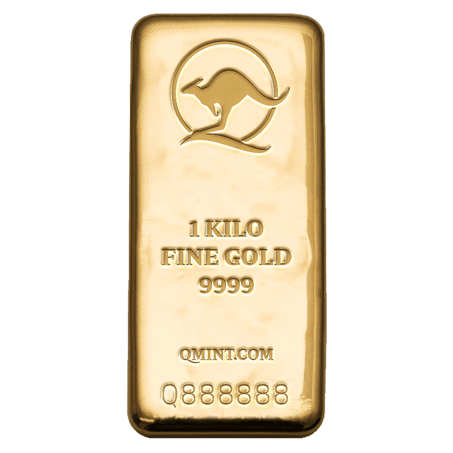 1kgQuensland-Mint-Gold-Cast-Bar-Front