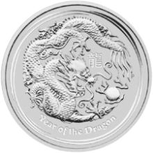Picture of 2012 1/2oz Lunar Dragon Silver Coin