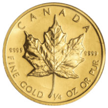 Picture of 1985 1/4oz Canadian Maple Gold Coin