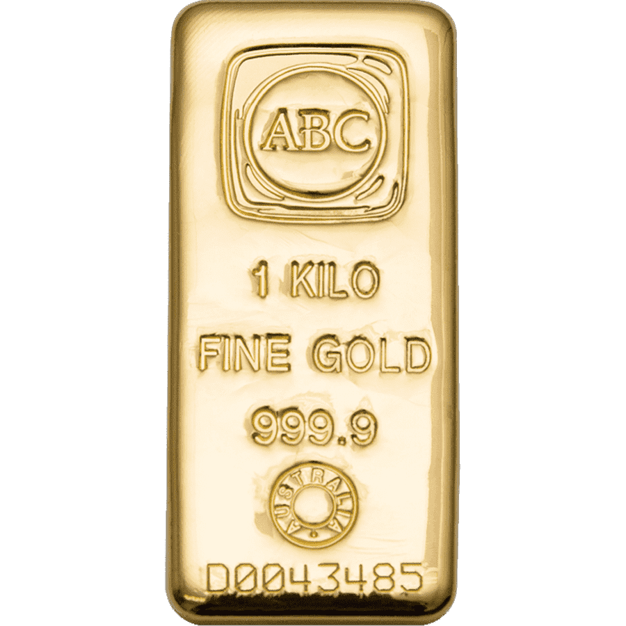 Picture of 1kg ABC Gold Cast Bar