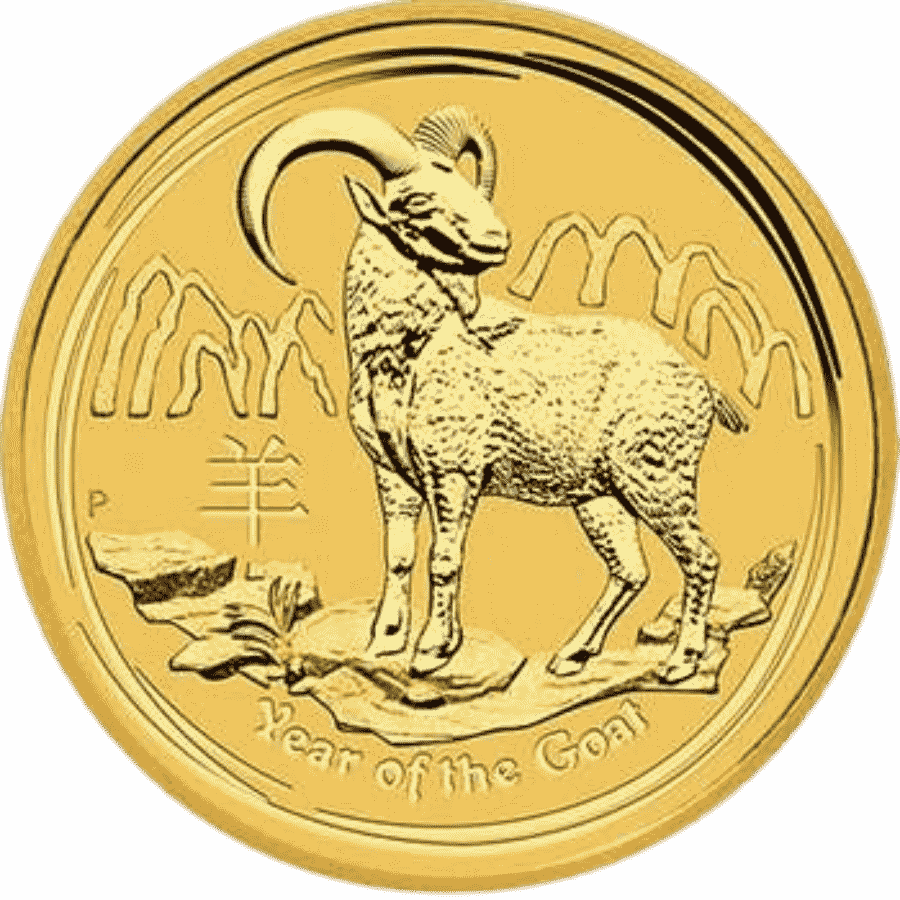 Picture of 2015 1oz Lunar Series II - Year of the Goat Gold Proof Coin