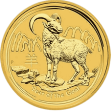 Picture of 2015 1oz Lunar Series II - Year of the Goat Gold Proof Coin