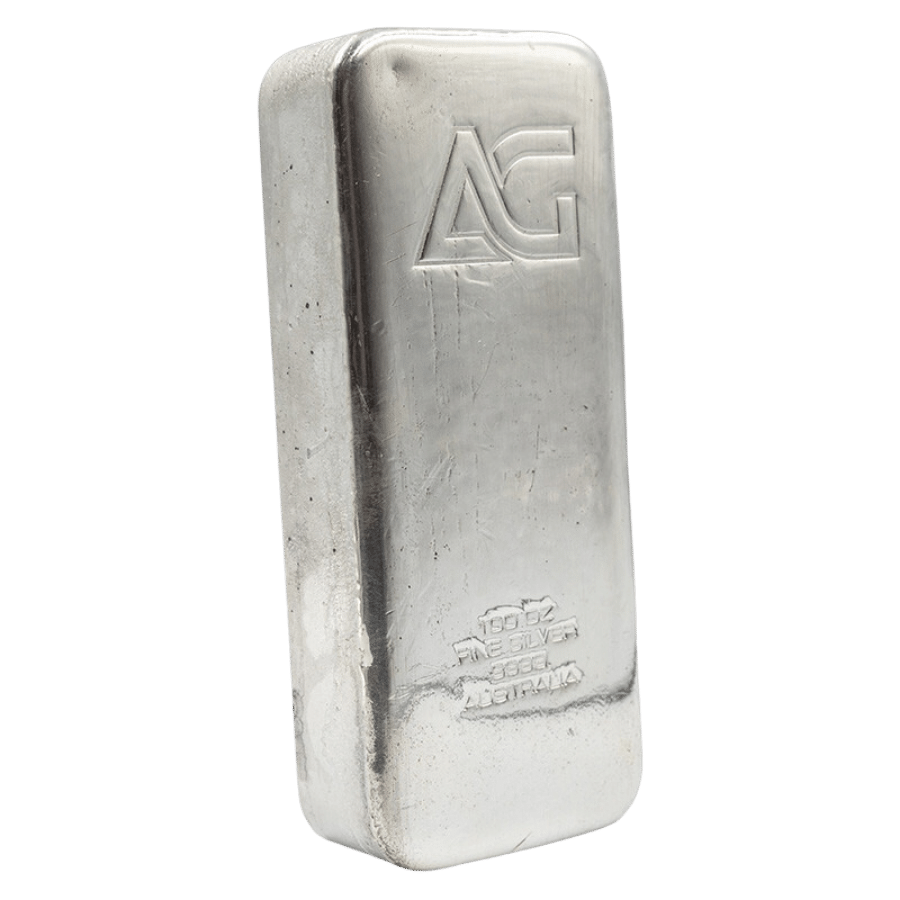 Picture of 100oz AG Silver Cast Bar