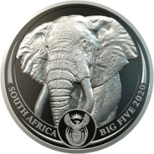 2020-1-oz-Platinum-South-African-Big-Five-Elephant-Coin_Front-min