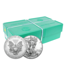 Picture of 500oz Sealed American Eagle Classic Design Silver Coin Monster Box